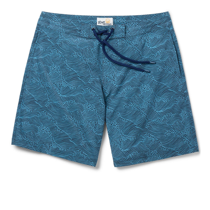 Reyn Spooner Eco Board Shorts Molokai Channel Numeric Sizing