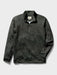 A dark charcoal gray Tapa pattern quarter zip moisture wicking pullover  with a stand collar and long sleeves.
