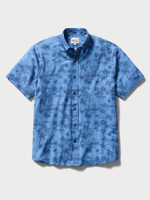 Reyn Spooner Men's Diamond Hood Performance Aloha Shirt