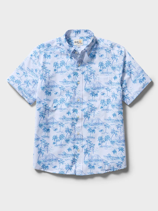 Reyn Spooner Men's Diamond Hood Performance Aloha Shirt