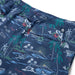My Private Isle navy swim trunks back pocket zoom in.