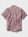 Reyn Spooner Sakura Fields Dusty Cedar short sleeve light weight Performance Button up back view