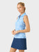 Reyn Spooner Women's Sakura Fields Blake Performance Top Allure Blue side view