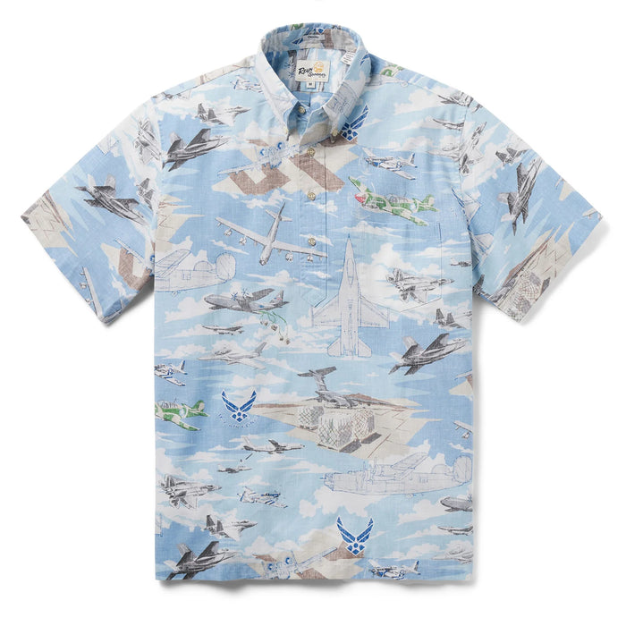 United States Air Force commemorative pullover collared no wrinkle short sleeve shirt