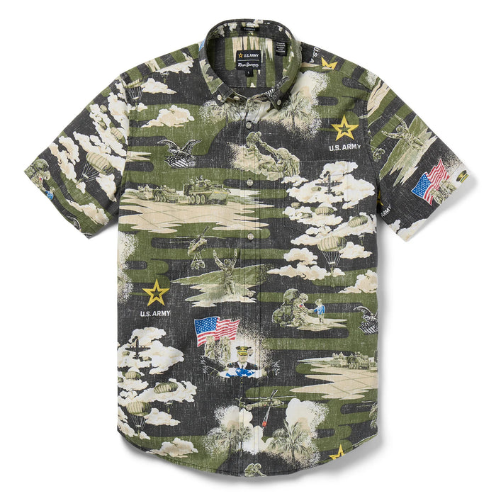 250th Anniversary of the United States Army commemorative tailored style collared no wrinkle short sleeve shirt