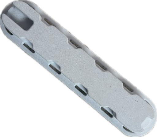 Futures Fins Twinzer Canard white fin box bottom view