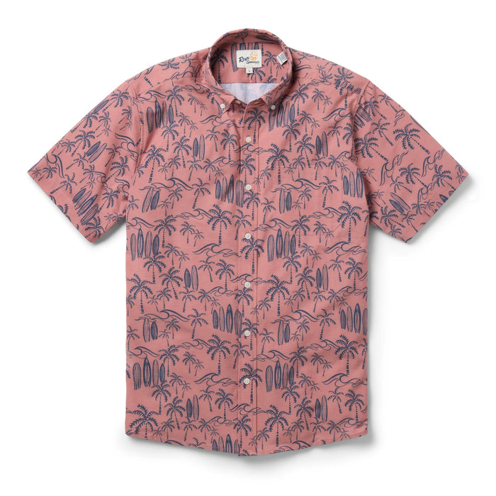 Reyn Spooner Surf Break Performance Fabric Aloha Shirt