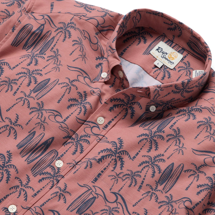 Reyn Spooner Surf Break Performance Fabric Aloha Shirt