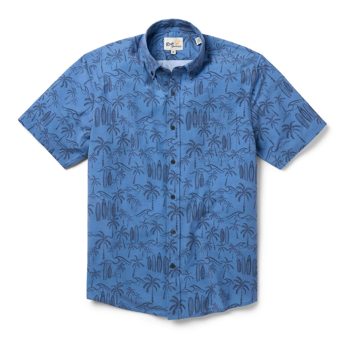 Reyn Spooner Surf Break Performance Fabric Aloha Shirt