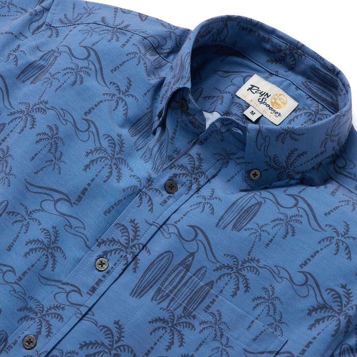 Reyn Spooner Surf Break Performance Fabric Aloha Shirt
