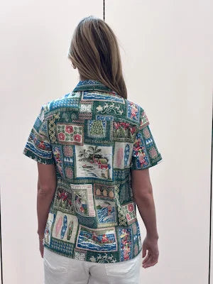 Reyn Spooner Women's Hawaiian Christmas 2026 Top