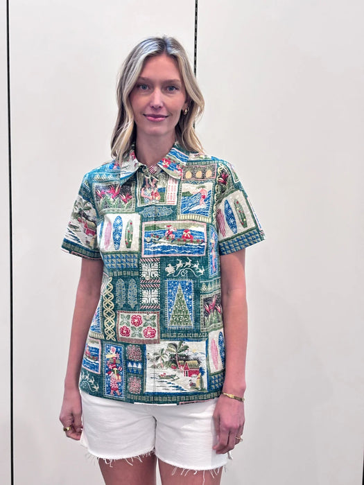 Reyn Spooner Women's Hawaiian Christmas 2026 Top