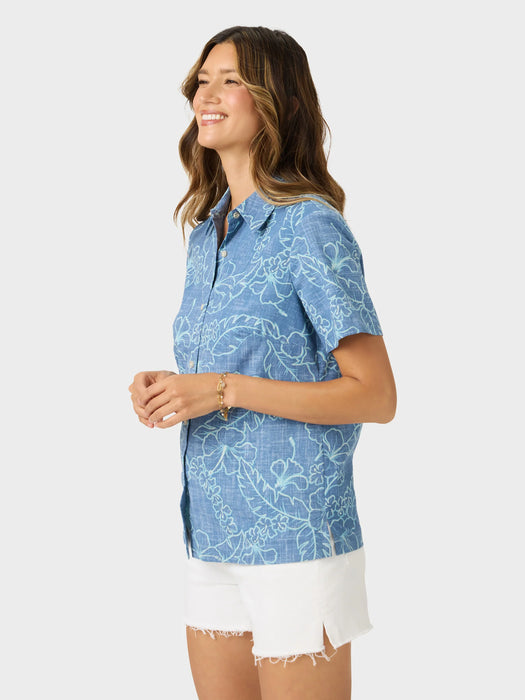 Reyn Spooner Women's Lei Low Abby Top
