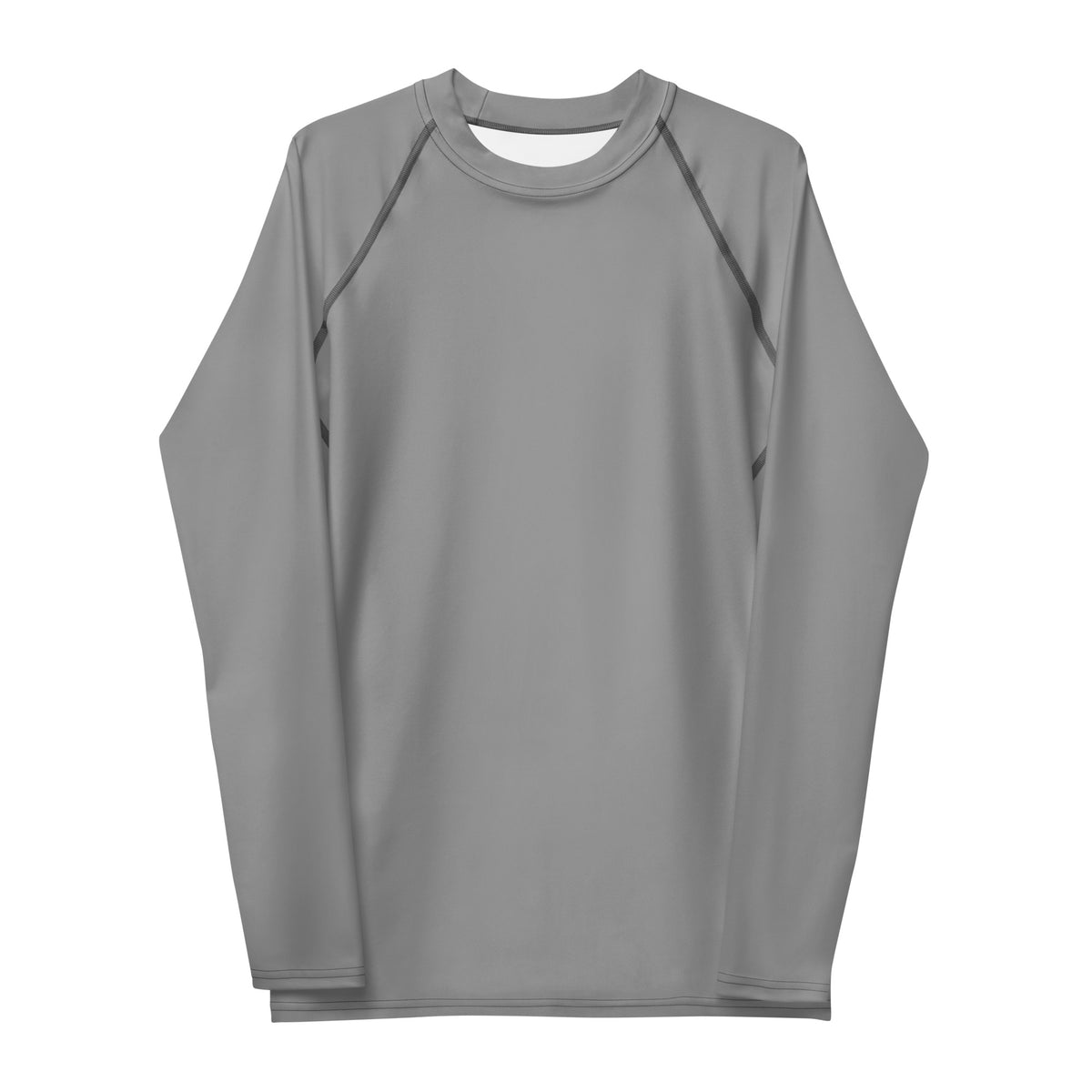 Men's No Brand No Rep Long Sleeve Grey Rashguard — Kimo's Surf Hut