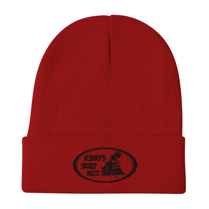 Kimo's Surf Hut’s Clear Classic Embroidered Logo Beanie